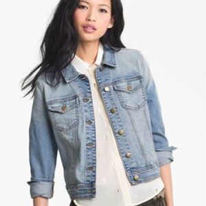 Rubbish Denim Jacket – Classic Blue Jean Jacket, Size M
